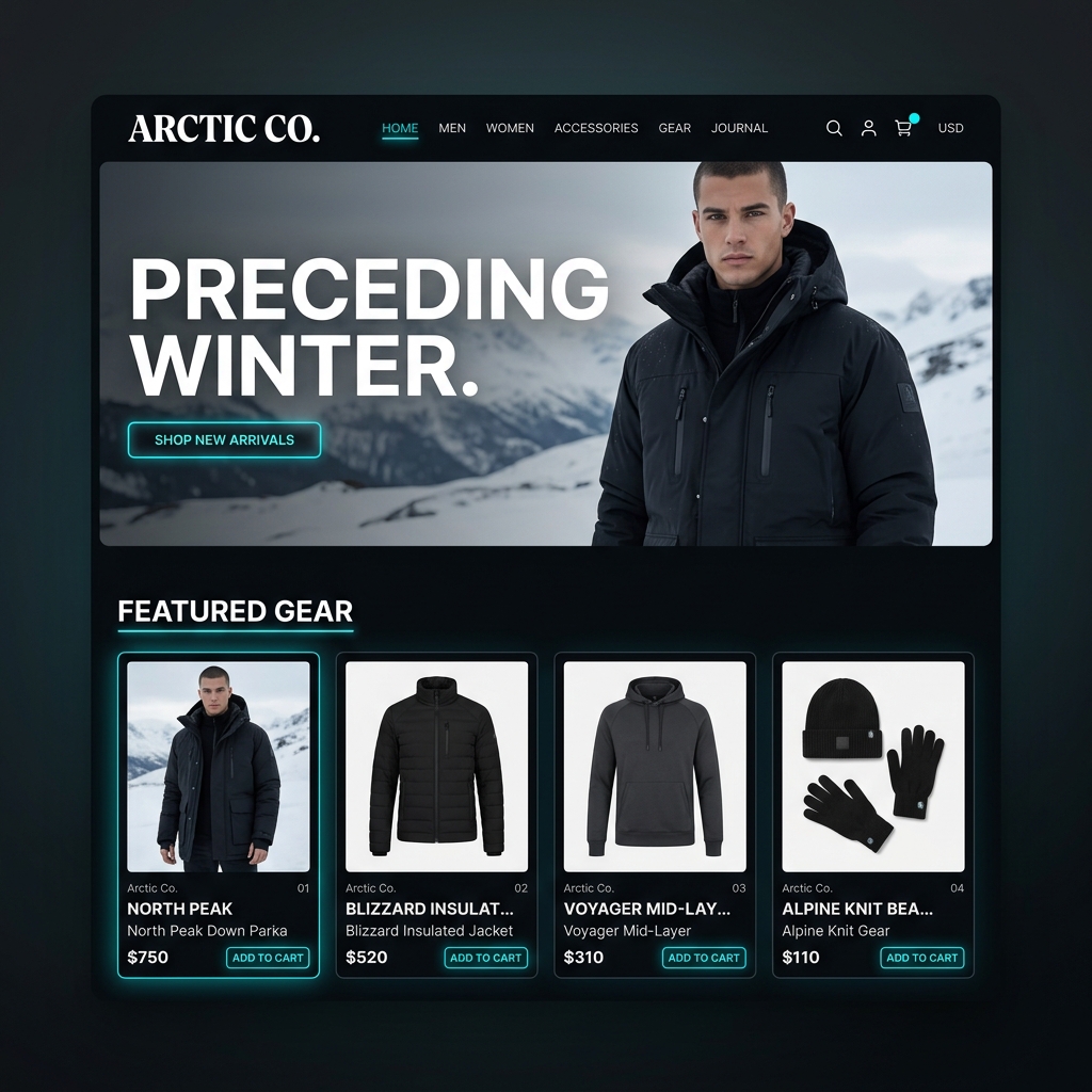 Arctic Co. Official E-Commerce Store